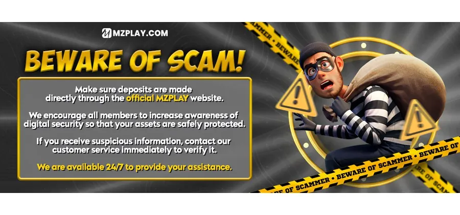 MZPLAY - Beware of Scams